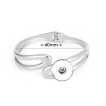 12MM 20MM  Snaps button bangle  Irregular Twisted Thread Simple Open Bracelet