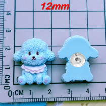 Cartoon Cute Cute Puppy Resin 12mm snap button