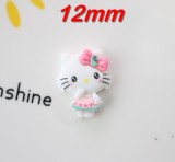 Little Cat Cartoon DIY  resin 12mm snap button