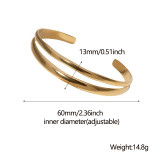 20MM SNAP BUTTON Bangle Stainless steel bracelet for women