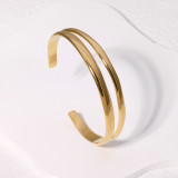 20MM SNAP BUTTON Bangle Stainless steel bracelet for women