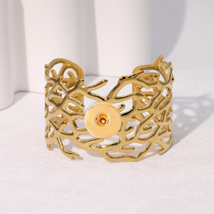 Exquisite stainless steel bracelet for women 20MM SNAP BUTTON