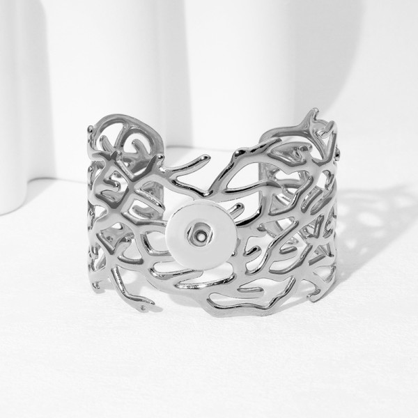 Exquisite stainless steel bracelet for women 20MM SNAP BUTTON