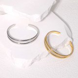 20MM SNAP BUTTON Bangle Stainless steel bracelet for women