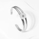 20MM SNAP BUTTON Bangle Stainless steel bracelet for women