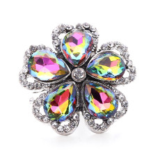 Flower 20mm snap button