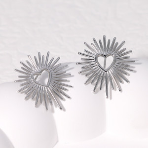 Love Sun Earrings Stainless Steel Earrings Wholesale