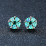 Australian Treasure Flower Ear Nails rhinestone