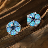 Australian Treasure Flower Ear Nails rhinestone