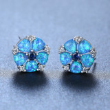 Australian Treasure Flower Ear Nails rhinestone