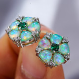 Australian Treasure Flower Ear Nails rhinestone