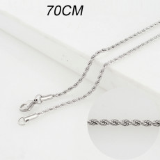 70CM Stainless steel fashion rope chain fit all jewelry