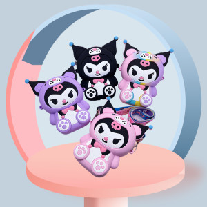 Cartoon Children's Silicone Bag Cute Kumi Stand up Diagonal Crossover Wallet Girl