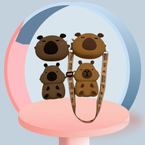 New Capibala Children's Silicone Zero Wallet Dolphin Cute Gift