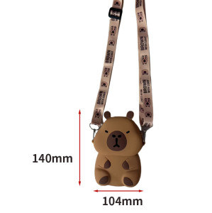 New Capibala Children's Silicone Zero Wallet Dolphin Cute Gift