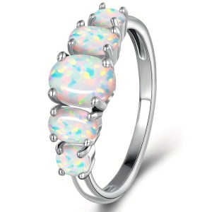 Wholesale of Opal Exquisite Ring Gifts for Women with Auspicious Rings