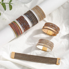 New Bhinestone Bracelet Fashion Women's Handmade Christmas