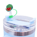 New cartoon fruit straw cap 10mm straw decoration