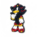 Game Cartoon Sonic Hole Shoes Flower Shoes Buckle Soft Rubber DIY Decoration