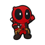 New Deadpool Wolverine Cave Shoes, Flower Shoes, Buckle Soft Rubber DIY