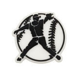 Baseball series sports hole shoes, flower shoe buckles DIY accessories