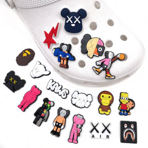 Trendy Street Trendy Hole Shoes Flower Shoes Buckle Detachable DIY Decorative Buckle