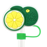 New cartoon fruit straw cap 10mm straw decoration