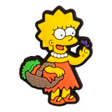 New Simpson's Cave Shoes, Flower Shoes, Buckles, Soft Rubber DIY Accessories