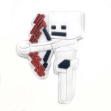 Minecraft Cartoon Hole Shoes Flower Buckle Game DIY