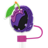 New cartoon fruit straw cap 10mm straw decoration