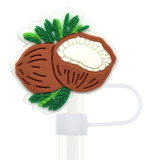 New cartoon fruit straw cap 10mm straw decoration