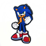 Game Cartoon Sonic Hole Shoes Flower Shoes Buckle Soft Rubber DIY Decoration