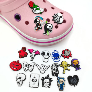 New Halloween series cartoon hole shoes, flower shoe buckles DIY
