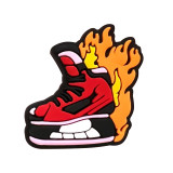 New ice hockey sport hole shoes, flower shoe buckles DIY
