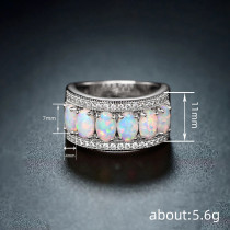 Imitation Opal  oval ring for women's fashion hot selling