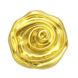 20mm snap button metal rhinestone Golden Silver Flower Pearl Rose flower
