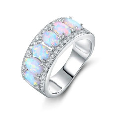 Imitation Opal  oval ring for women's fashion hot selling