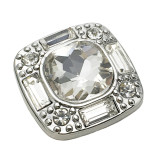 20mm snap button metal rhinestone Golden Silver Flower Pearl Rose flower