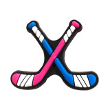 New ice hockey sport hole shoes, flower shoe buckles DIY