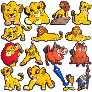 New Lion King series hole shoes, flower shoe buckles DIY wholesale