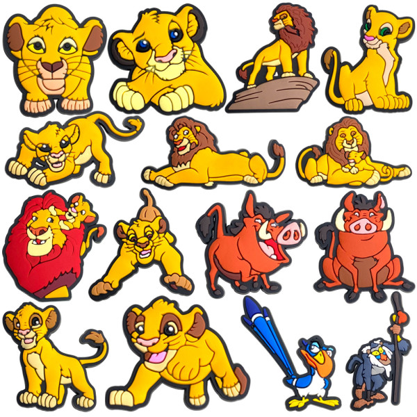 New Lion King series hole shoes, flower shoe buckles DIY wholesale