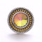 golden crystal 20mm metal snap button Alloy rhinestone