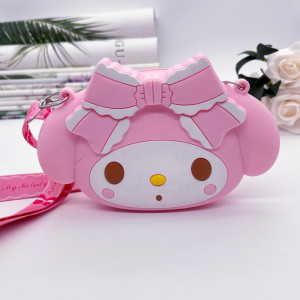 Children's silicone bag cartoon fashion zero wallet girl crossbody bag