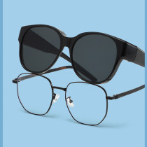 New myopia glasses for driving, anti UV polarized women's sunglasses