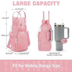 Portable kettle bag with insulation and refrigeration, multiple bag openings, single shoulder crossbody water cup bag