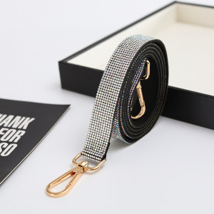 Crystal suspender, rhinestone handbag, hanging strap, women's diagonal cross bag, shoulder strap