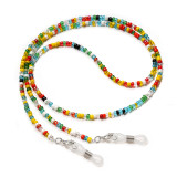 Colorful Rice Bead Glasses Chain Mask Chain Anti Loss Hanging Rope