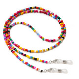 Colorful Rice Bead Glasses Chain Mask Chain Anti Loss Hanging Rope