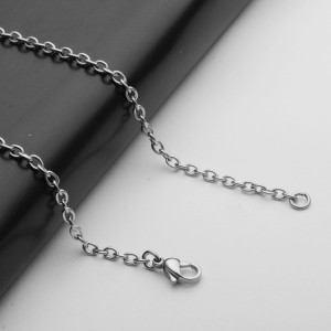 45cm-90cm Stainless steel O-chain cross chain accessory pendant chain