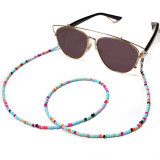 Colorful Rice Bead Glasses Chain Mask Chain Anti Loss Hanging Rope